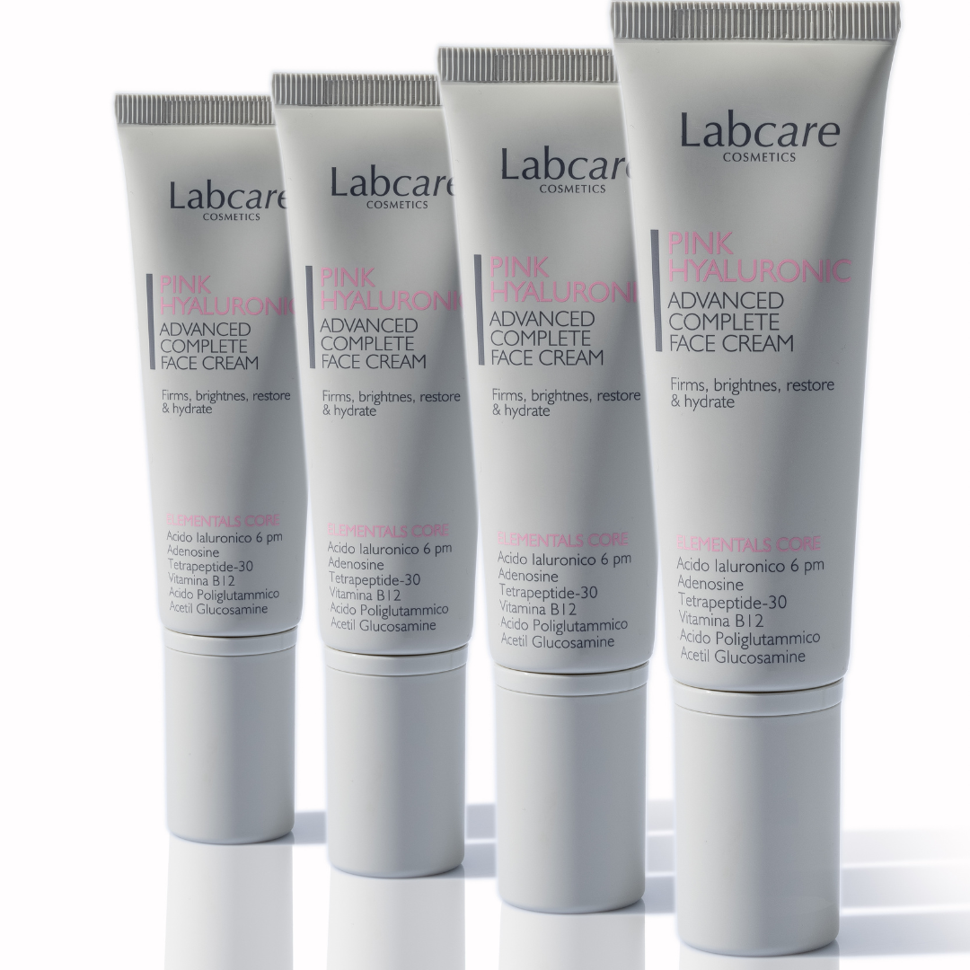 Crema facial con ácido hialurónico rosa